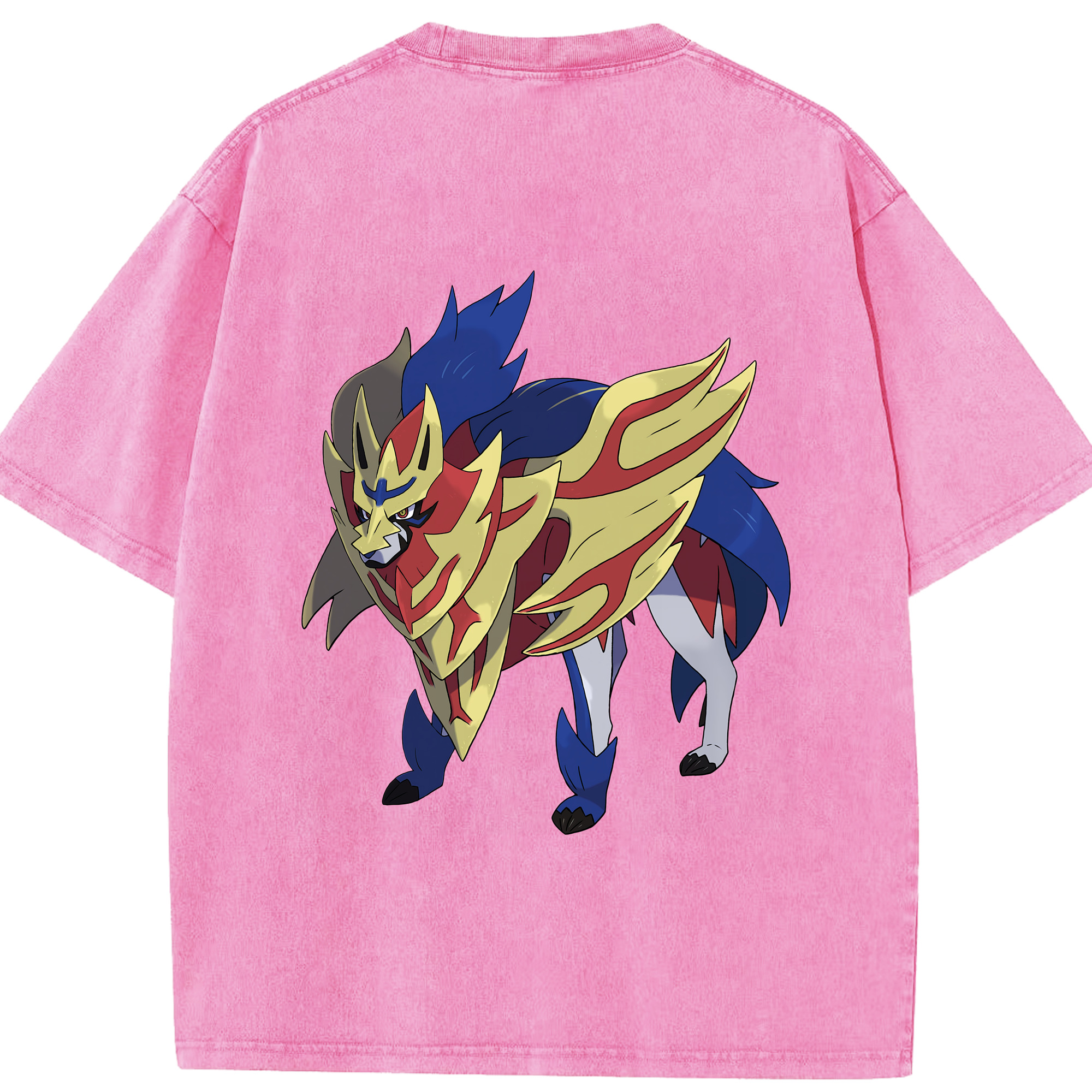 （画像用） ポケットモンスター Pokémon 綿100% ヴィンテージ風 半袖Tシャツ（背面プリント）